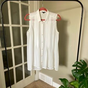 RW&Co Sheer Tunic Blouse (L)